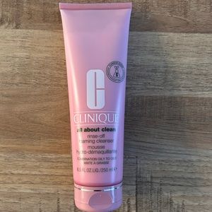 clinique foaming face wash
